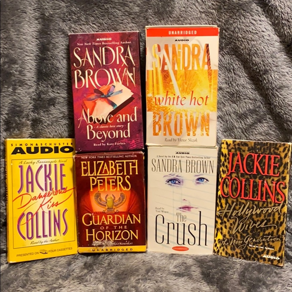 Vintage Cassette Audio Romance Books